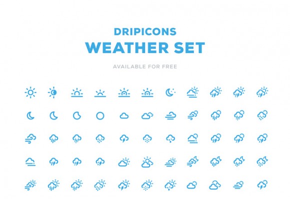 Dripicons - Weather icon set