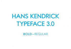 Hans Kendrick Regular free font