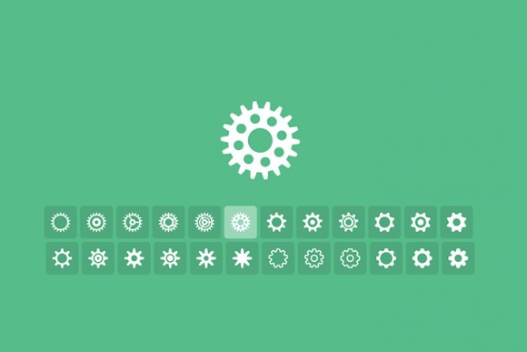 Tumblr-style cog loaders CSS