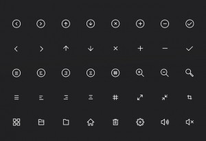 40 tiny icons - PSD + AI + SVG - Freebiesbug