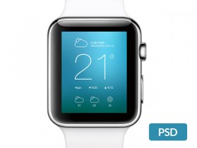 Apple Watch - Free PSD mockup