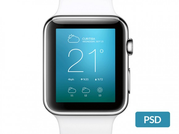 Apple Watch - Free PSD mockup