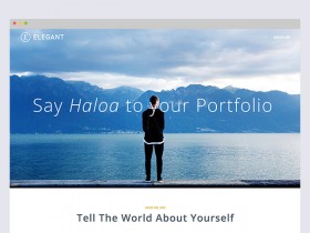 Elegant - Free HTML & PSD portfolio template