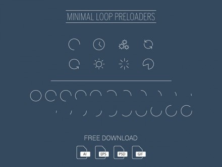 Pre Loop Minimal loop preloaders - Freebiesbug