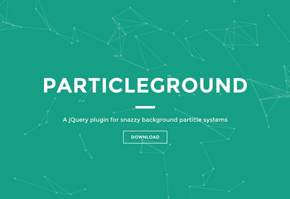 Particleground - Particle backgrounds with jQuery