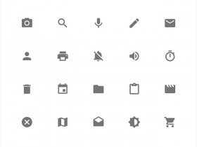 Google Material Design icons - SVG PNG CSS