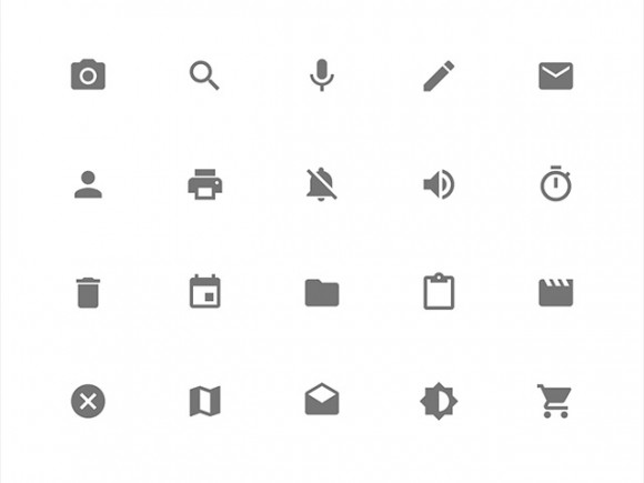 Google Material Design icons - SVG PNG CSS