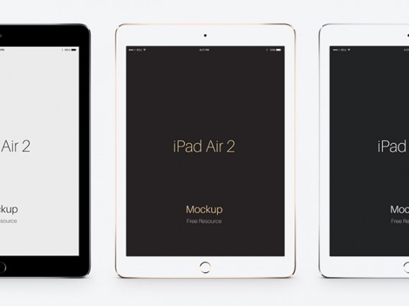 iPad Air 2 - PSD mockups