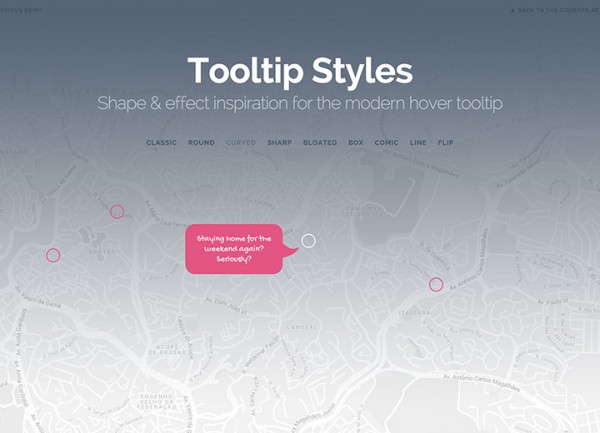 Tooltip styles collection - CSS + SVG - Freebiesbug