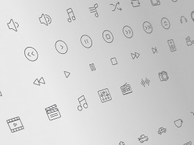 300+ line icons - PSD, AI, EPS