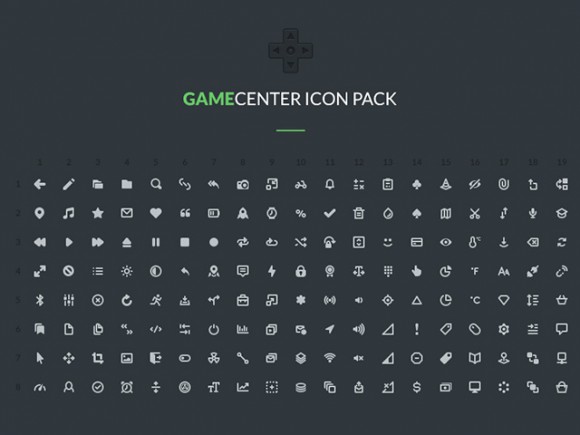 Gamecenter - PSD icon pack