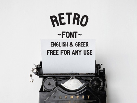 Retro Sans free font