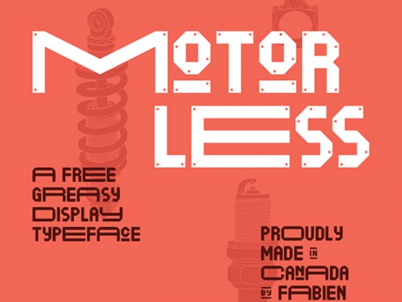 Motorless free font