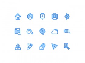 15 icons for web - PSD + AI + EPS