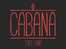 Cabana free font