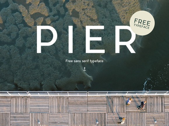 Pier free font