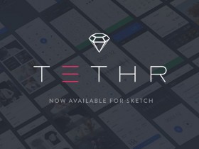 Tethr - Free UI kit for iOS