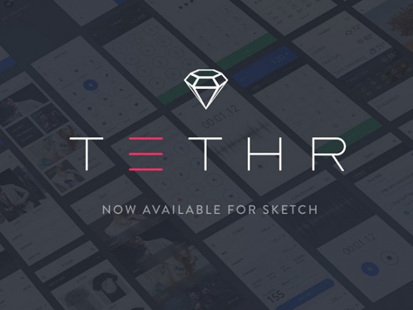 Tethr - Free UI kit for iOS