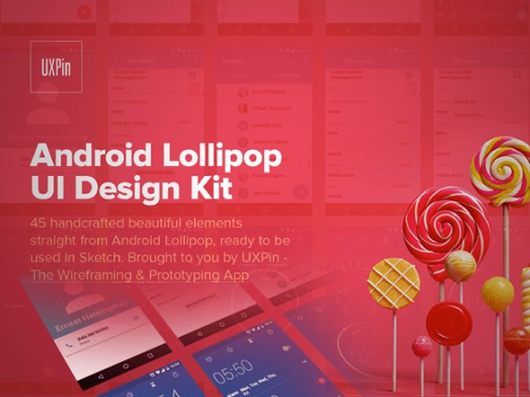 Android Lollipop UI kit