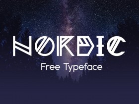Nordic free font