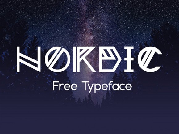 Nordic free font