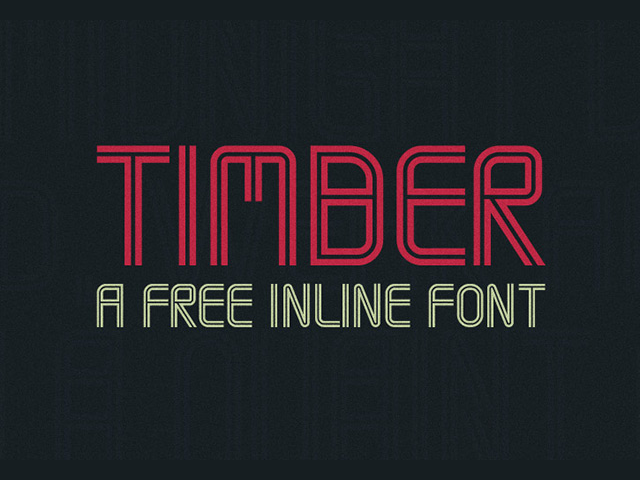 Timber Font Style Timber free font - Freebiesbug
