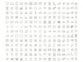 Tonicons - 200 outline icons