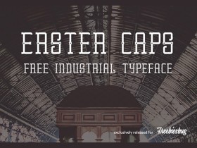 Erster Caps free font