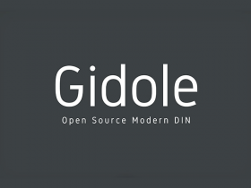 Gidole free font