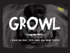 Growl free font