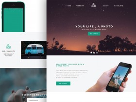 110+ Best Free PSD Website Templates - Freebiesbug