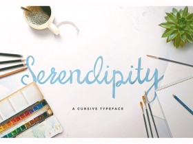 Serendipity Script free font