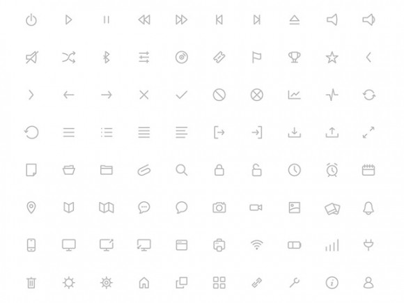 Minimalistic Icons