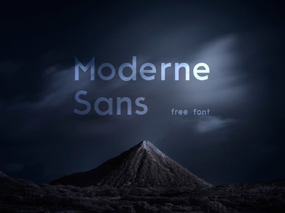 Moderne Sans free font