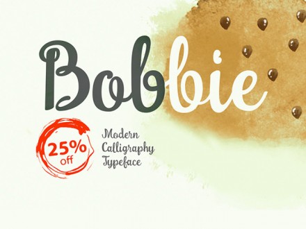 Bobbie free font - Freebiesbug