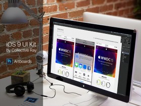 iOS 9 UI kit - Photoshop CC 2015