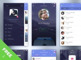 iPhone 6 UI kit PSD