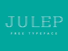 Julep free font - Vector files