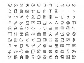 120 free icons from RetinaIcons