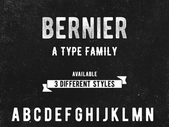 Bernier free font