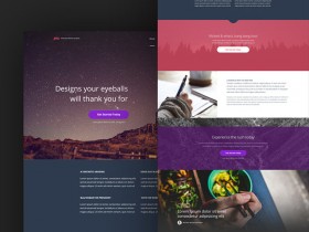 Pex - Free PSD website template