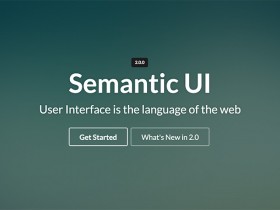 Semantic UI framework