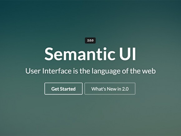 Semantic UI framework