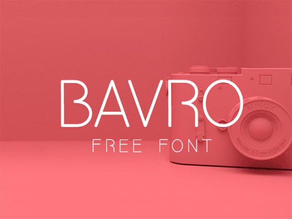Bavro free font