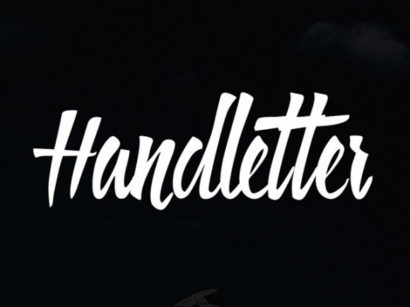 Handletter free font