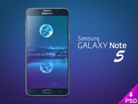 Samsung Galaxy Note 5 mockup