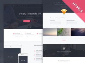 Sedna - One page website template
