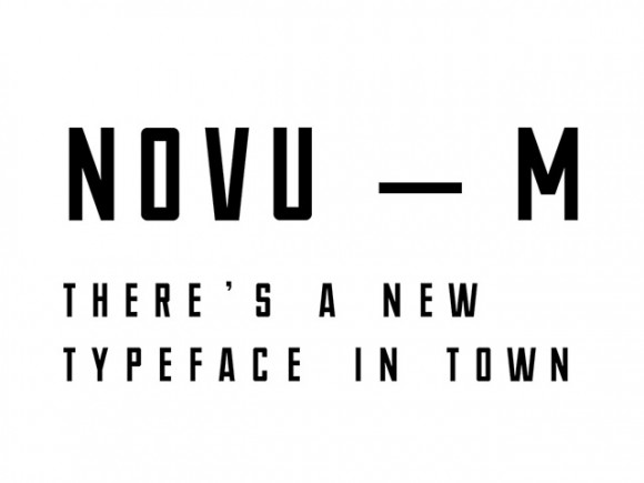NOVU — M free font