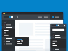 Responsive sidebar navigation - HTML