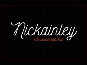 Nickainley free font